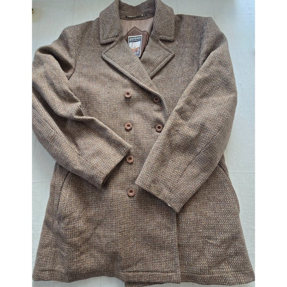 VTG Mighty Mac Out O Gloucester Pea Coat Men’s 44L Wool Workwear USA 60's